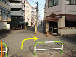 東十条駅からの道順