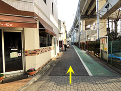 東十条駅からの道順